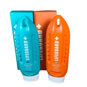 Korean Skincare Lifeguard Shower Gel & Deep Hydrating Face & Body Lotion